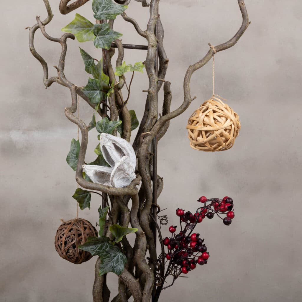 DekoZweige Arrangement aus Korkenzieherhasel, 120 cm hoch