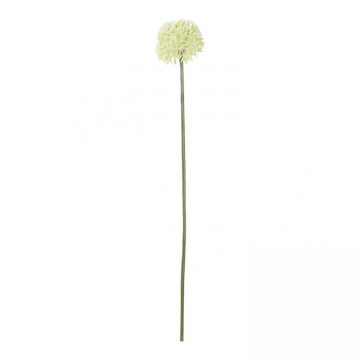 Kleine künstliche Alliumblüte in Weiß 50 cm