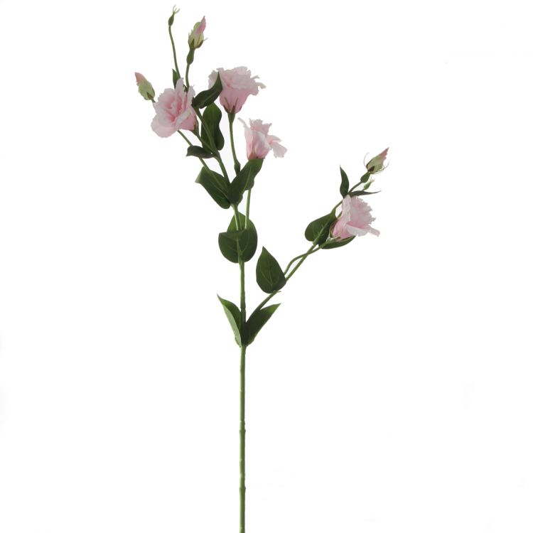 Künstliche Rosa 80 cm Eustoma in