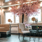 Bloesemboom in lobby