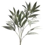 Künstlicher Mangozweig | Grau-Grün | 80cm