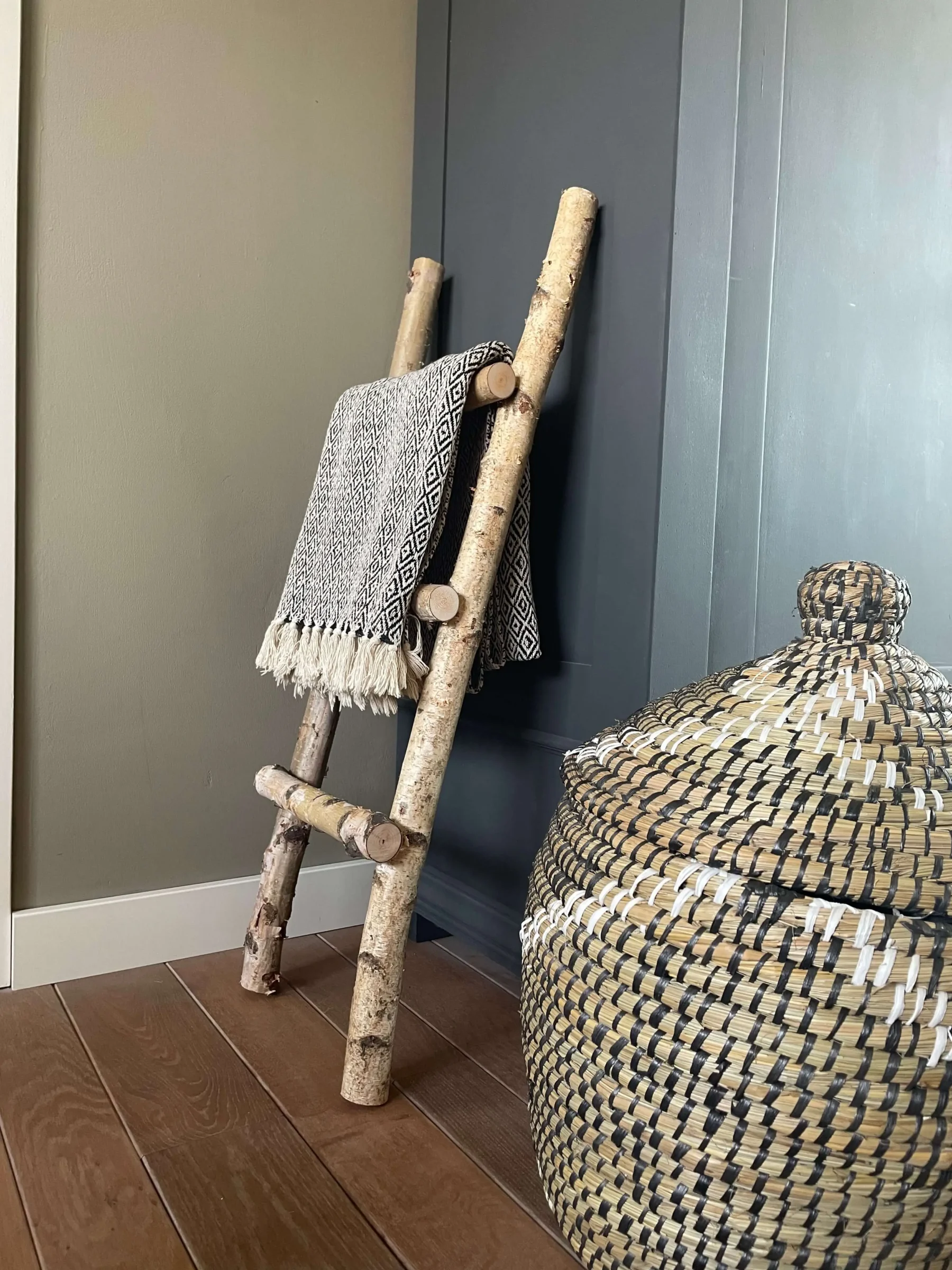 Berken Decoratieladder 100cm (3)