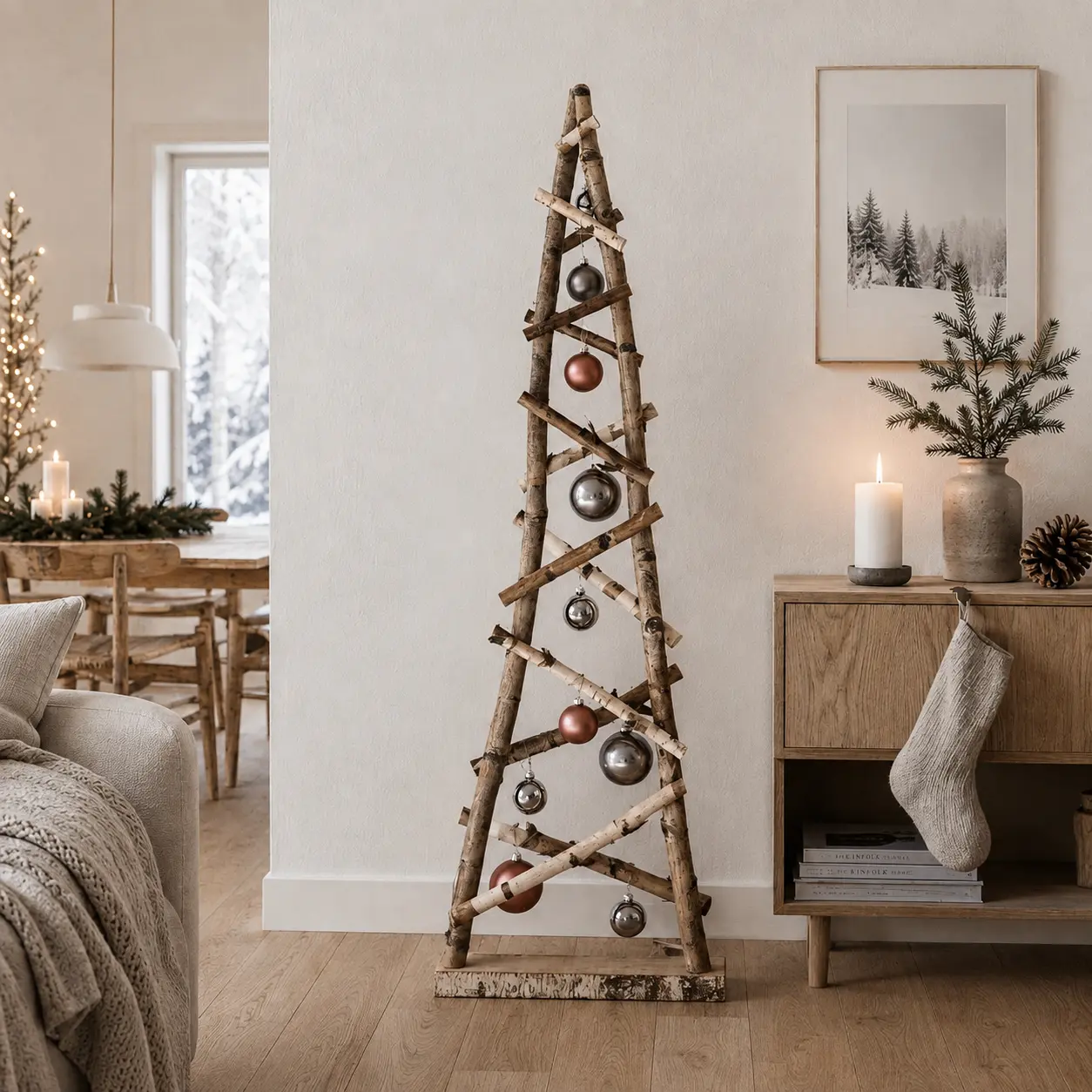 Berken kerstboom 2d 150 cm