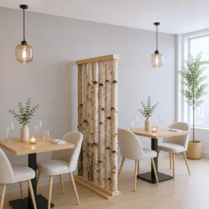 Berken roomdivider Alvar.90x165