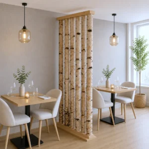 Berken roomdivider Alvar.90x200