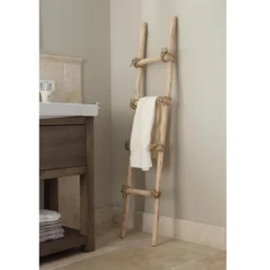 Boomstam Decoratieladder met touw 150cm (1)