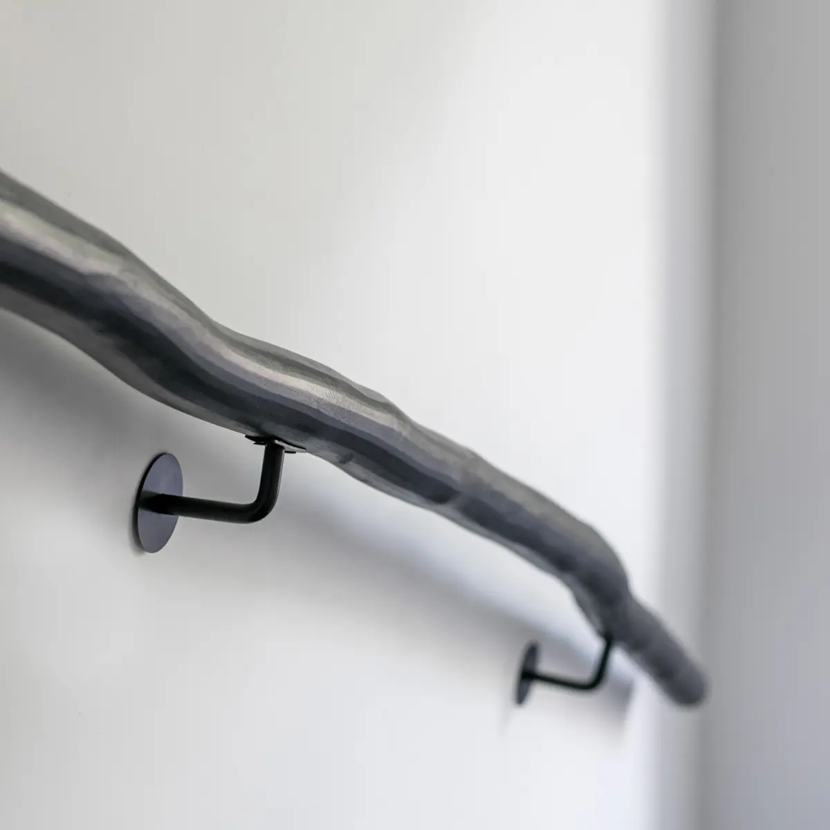 Boomstam Trapleuning Black kromming (2)