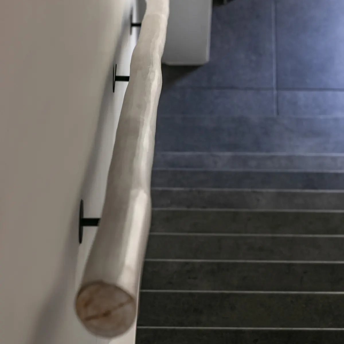 Boomstam Trapleuning White wash (10)