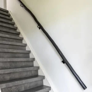 Boomstam trapleuning Zwart