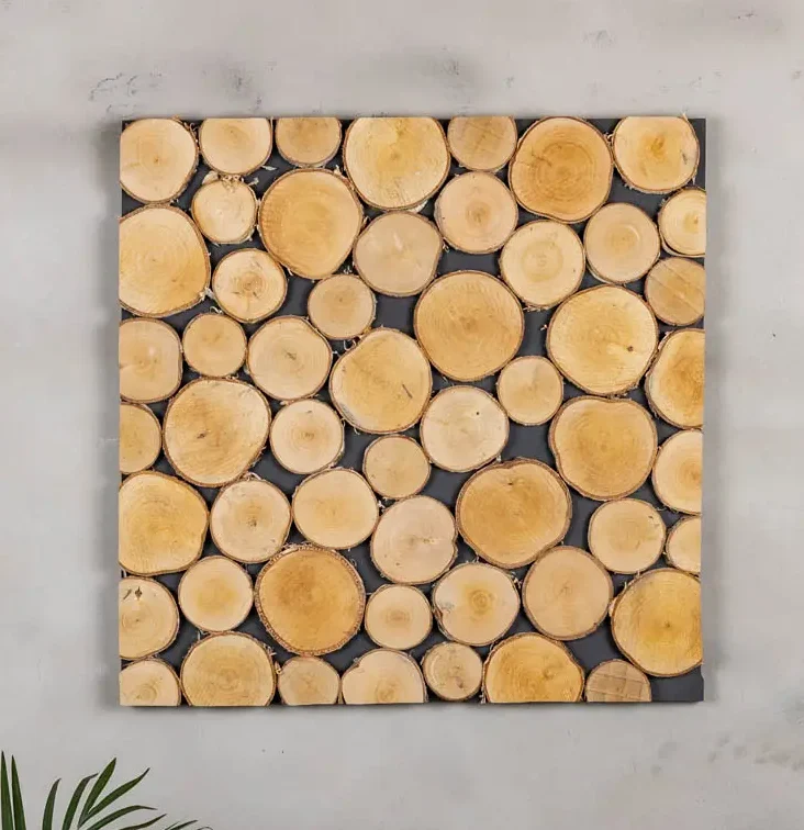 Boomstam wanddecoratie Ake vanaf 60x60cm (1)