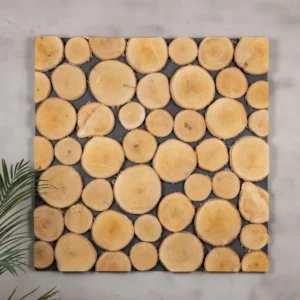 Boomstam wanddecoratie Gus vanaf 80x80cm (1)