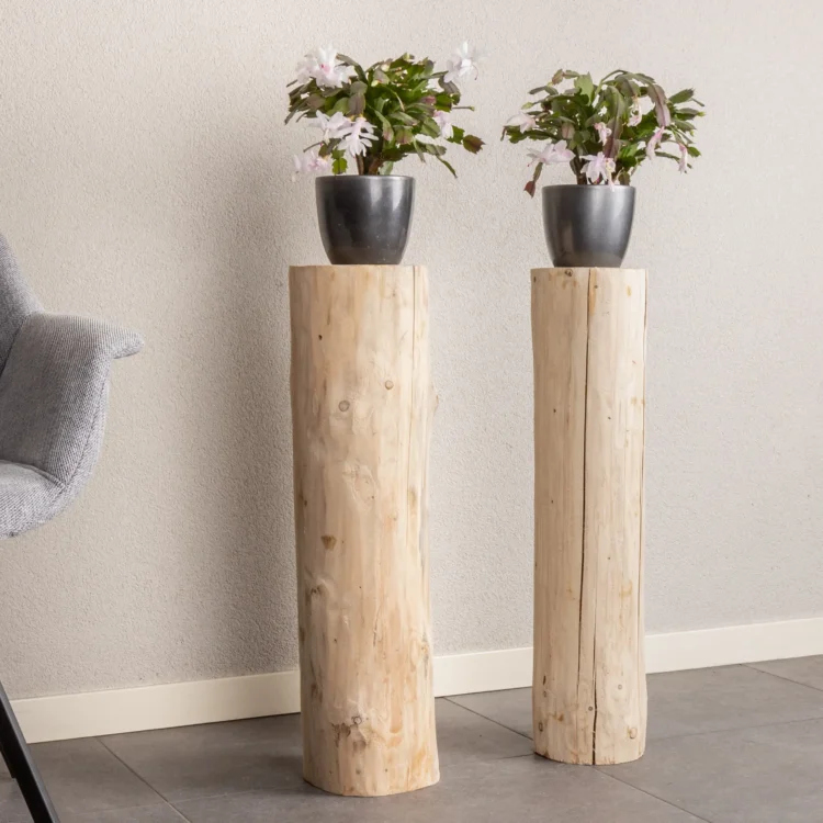 Boomstam zuil Naturel (13)