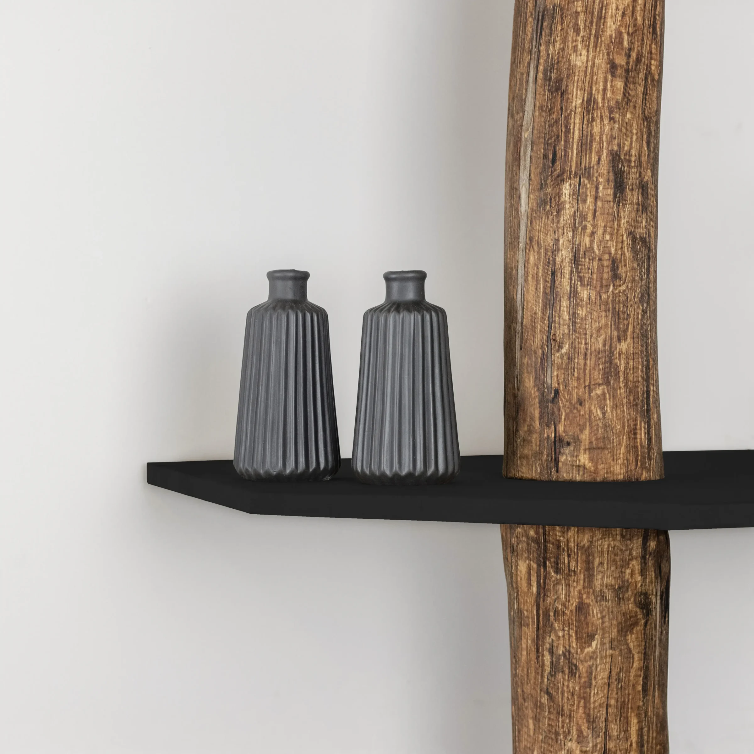 Boomstamhoekkast Tarik OakZwart 250cm (2)