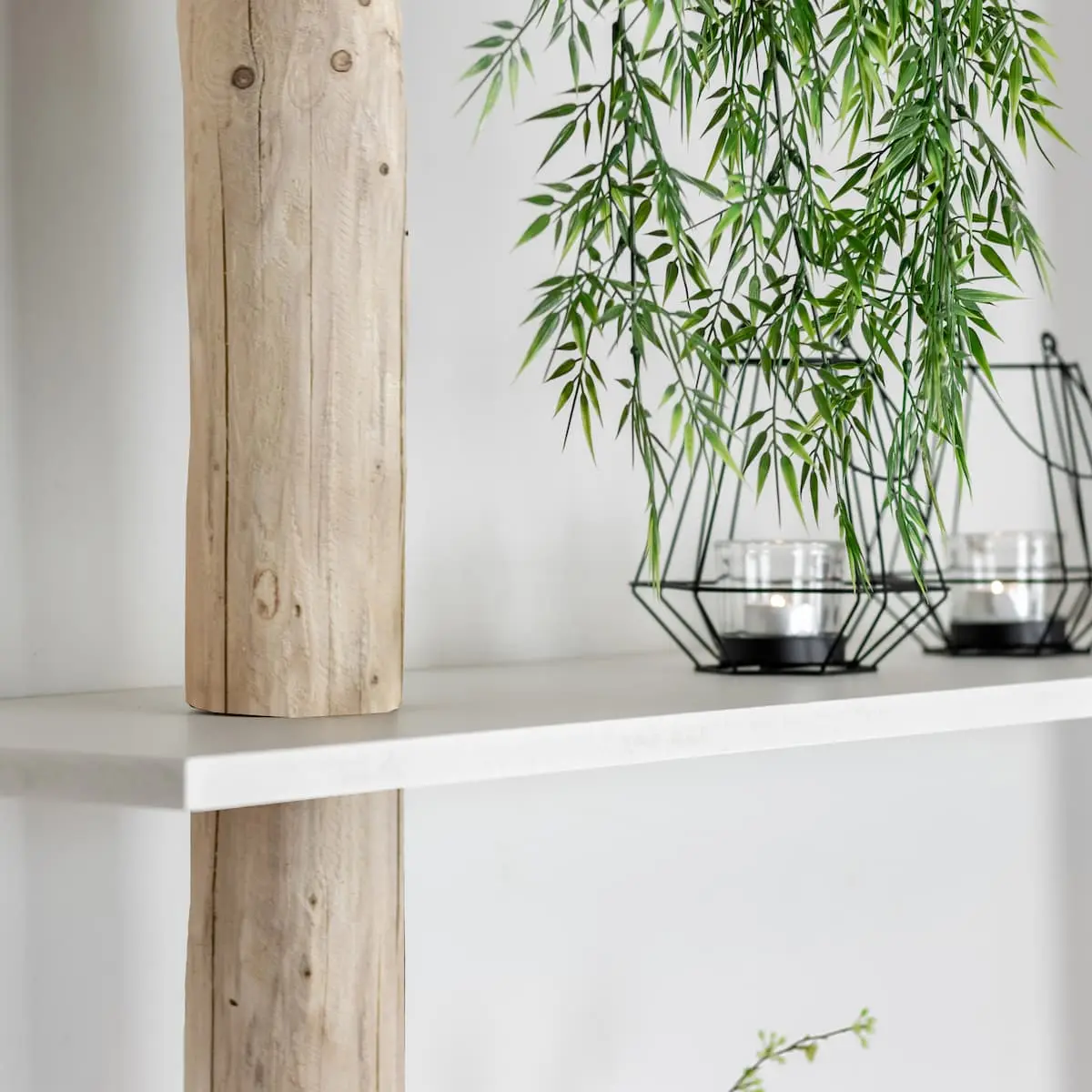 Boomstamwandkast Cedric NaturelWit 250cm (4)