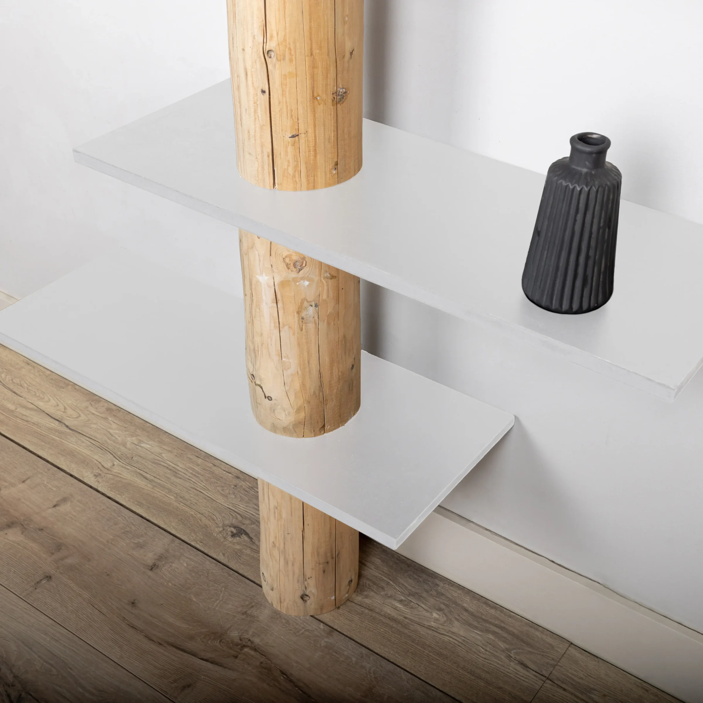 Boomstamwandkast Einar NaturelWit 250cm (2)