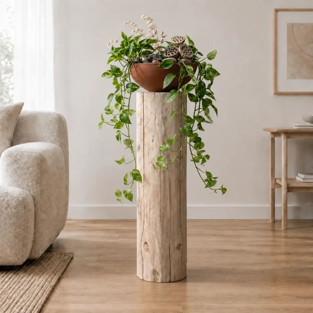 Baumstamm-Säule | Esper | Naturbelassen | 70 cm | Verschiedene Durchmesser