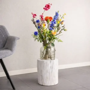 Boomstamzuil White wash 30 cm