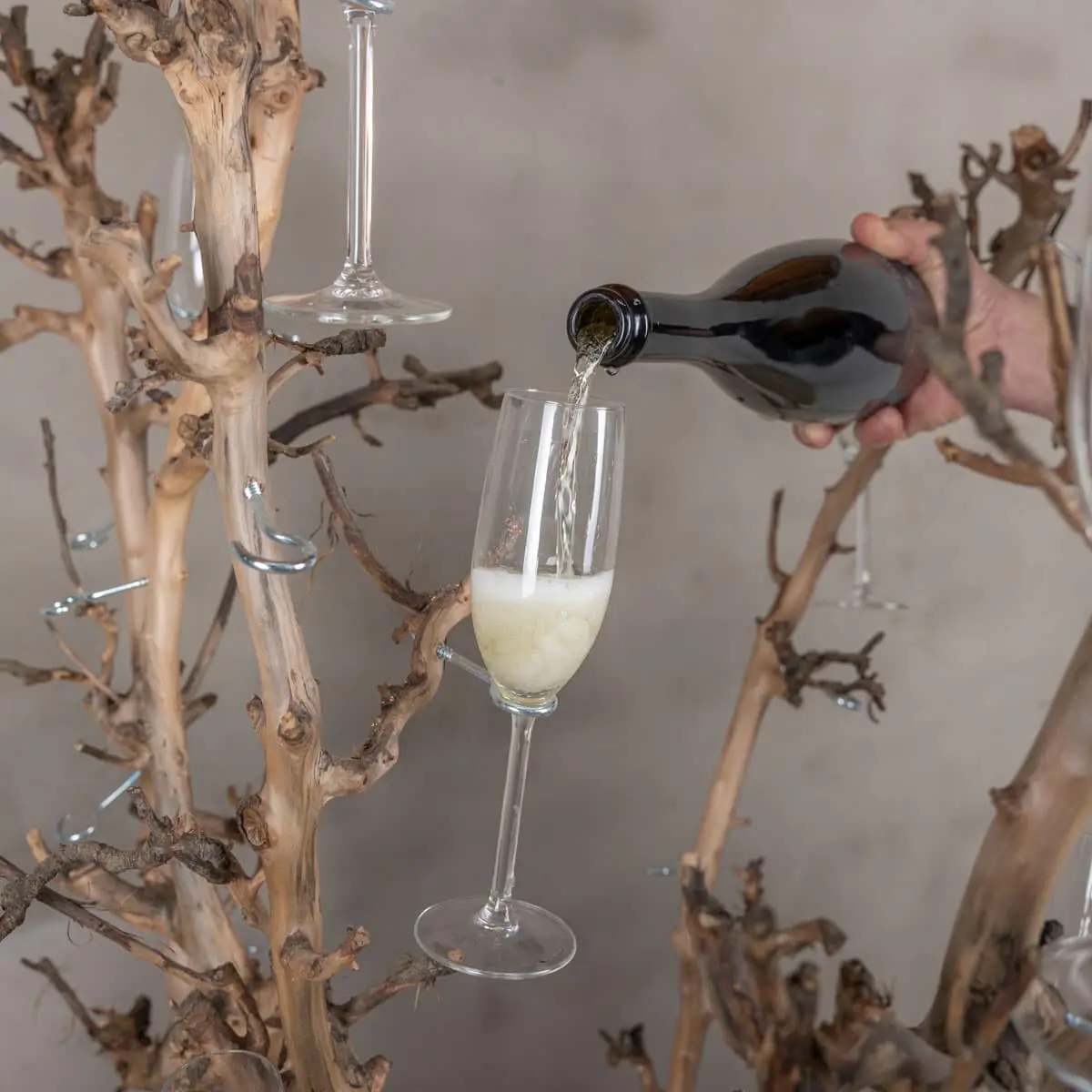 Champagneboom met drie perentakken – 150cm (2)