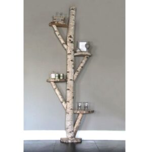 Decoratie wandboomstam berk (2)