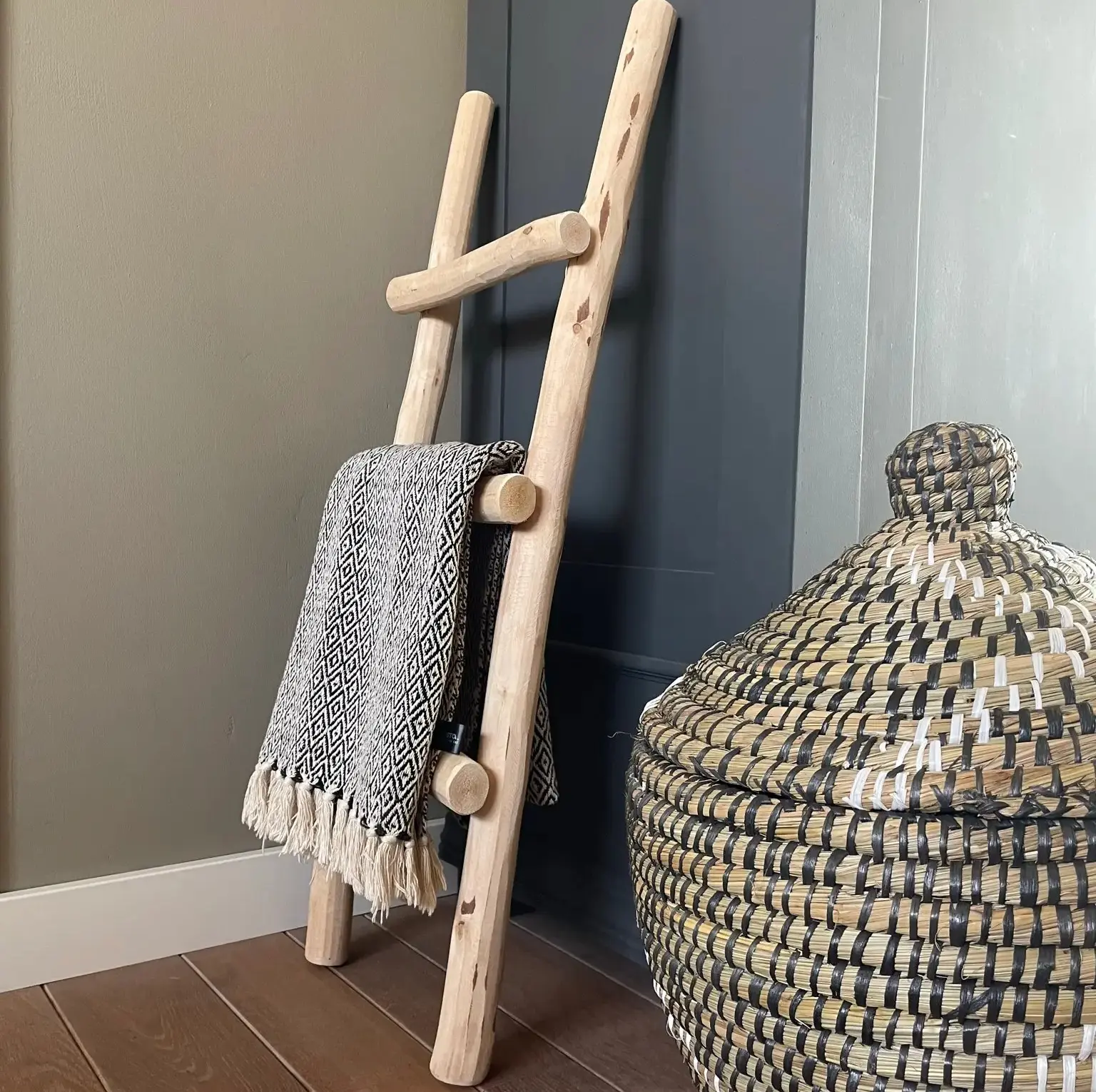 Decoratieladder naturel 100 cm(1)