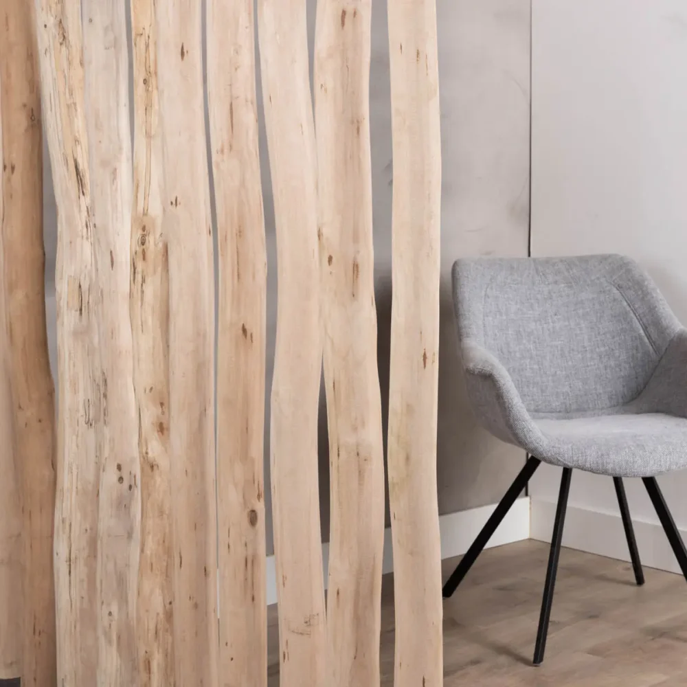 Detailfoto's boomstam roomdivider (3)
