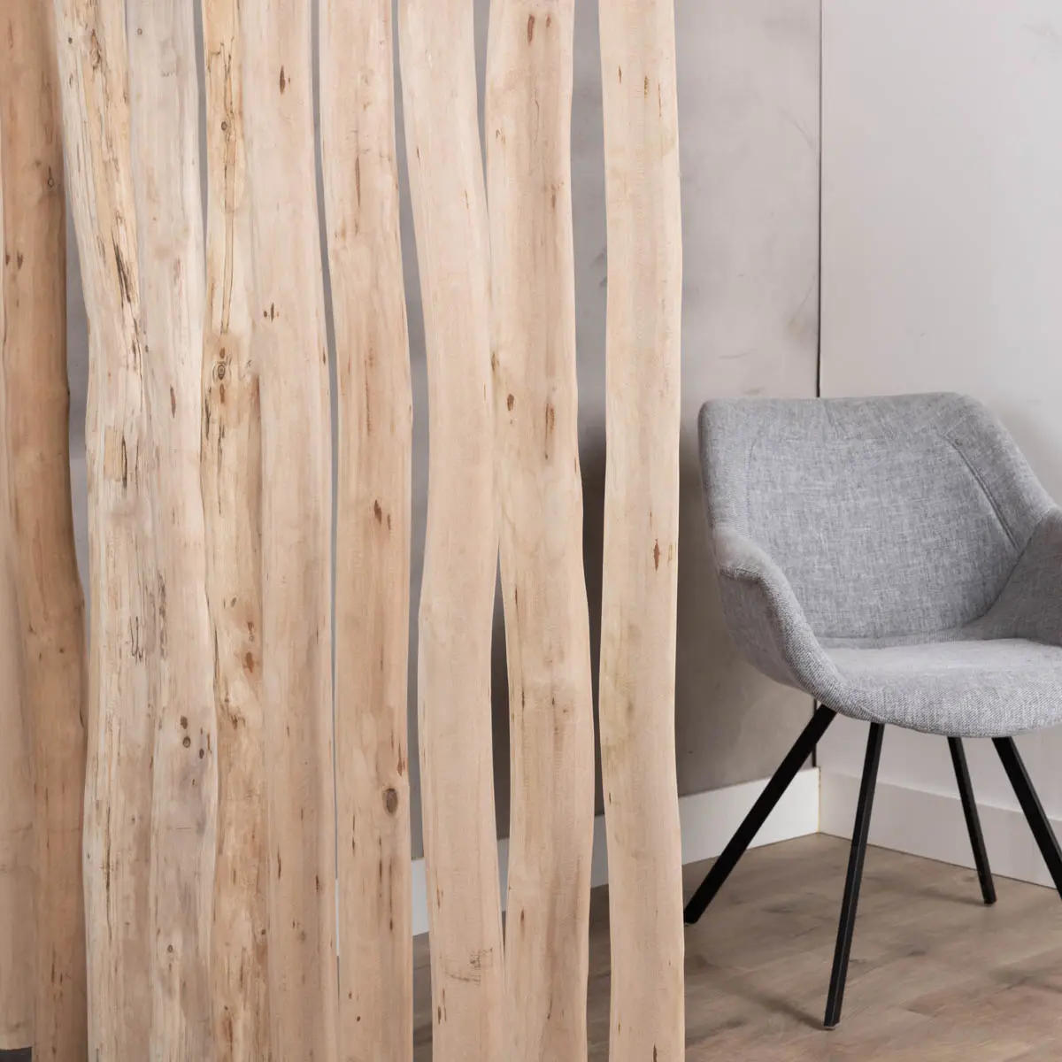 Detailfoto's boomstam roomdivider (3)