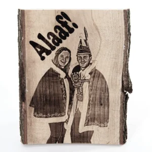 Eiken plank Gepersonaliseerde Fototekst 40cm (2)