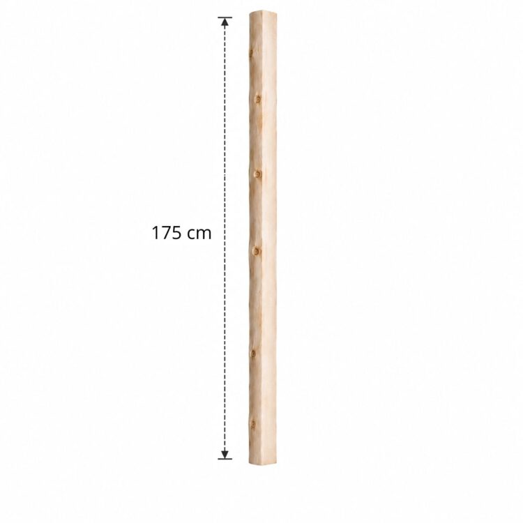 Halve ontschorste stam 175 cm