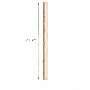 Halve ontschorste stam 200 cm