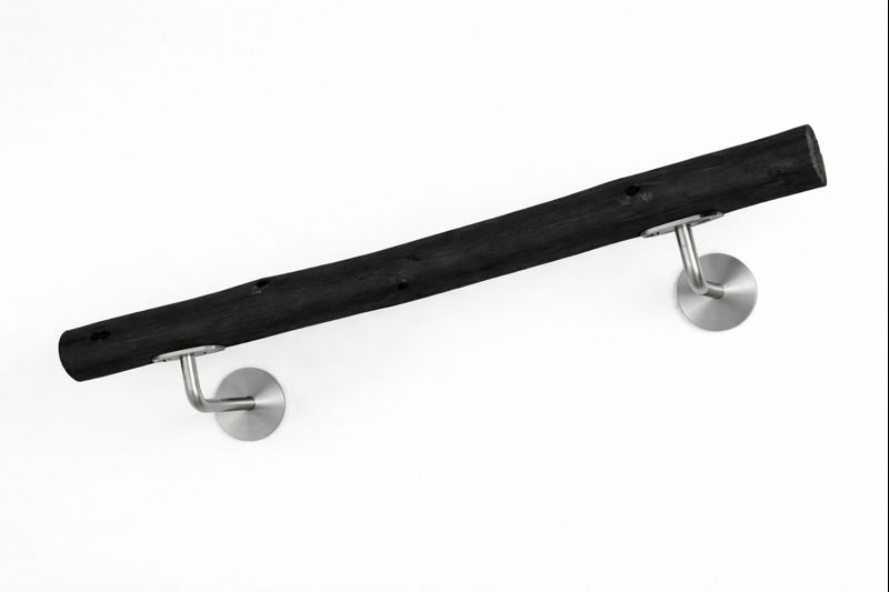 Handdoekrtek zwart-rvs