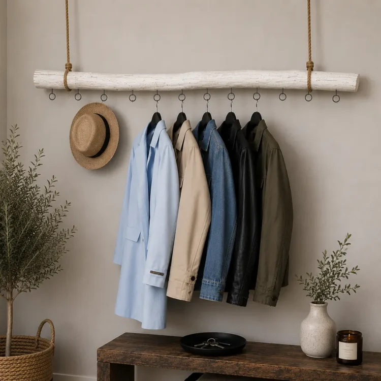 Hanggarderobe white wash