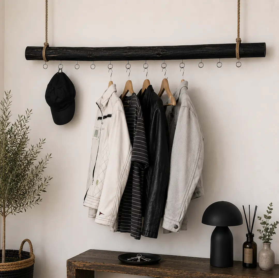 Hanggarderobe zwart