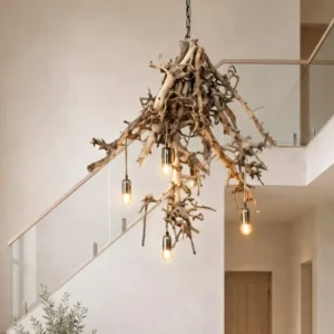 Hanglamp perentakken 5 lichtpunten (1)