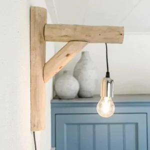 Houten Muurlamp