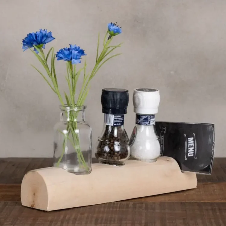 Houten menukaarthouder Merengue 30cm