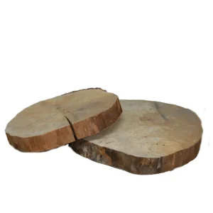 Houtschijf rustiek 30cm