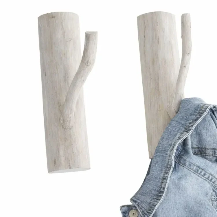 Kapstok white wash 1 haak