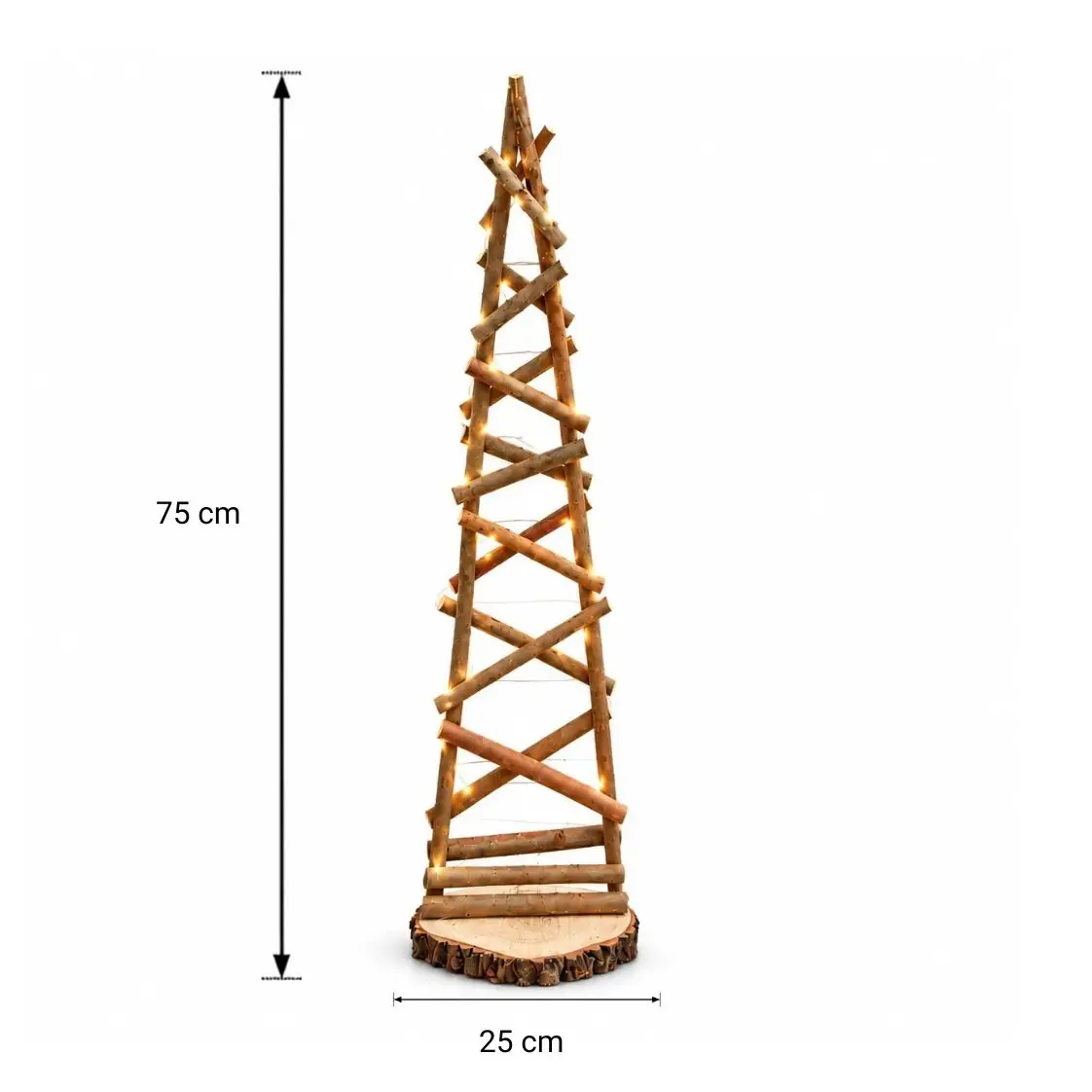 Kerstboom Wilg 2D Naturel 75cm
