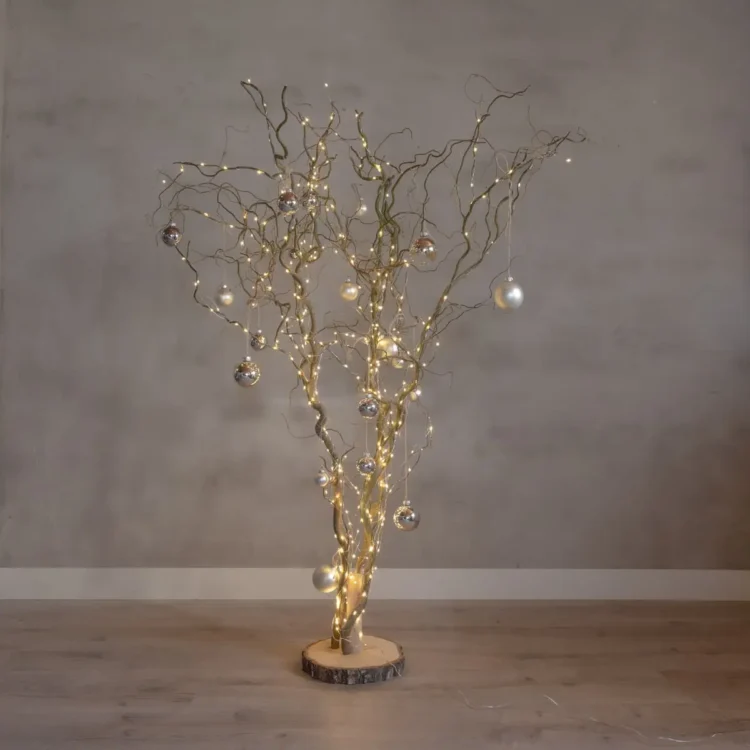 Kerstboom kronkelwilg takken Naturel 150cm (1)