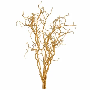 Kronkelwilgentakken goud 150 cm