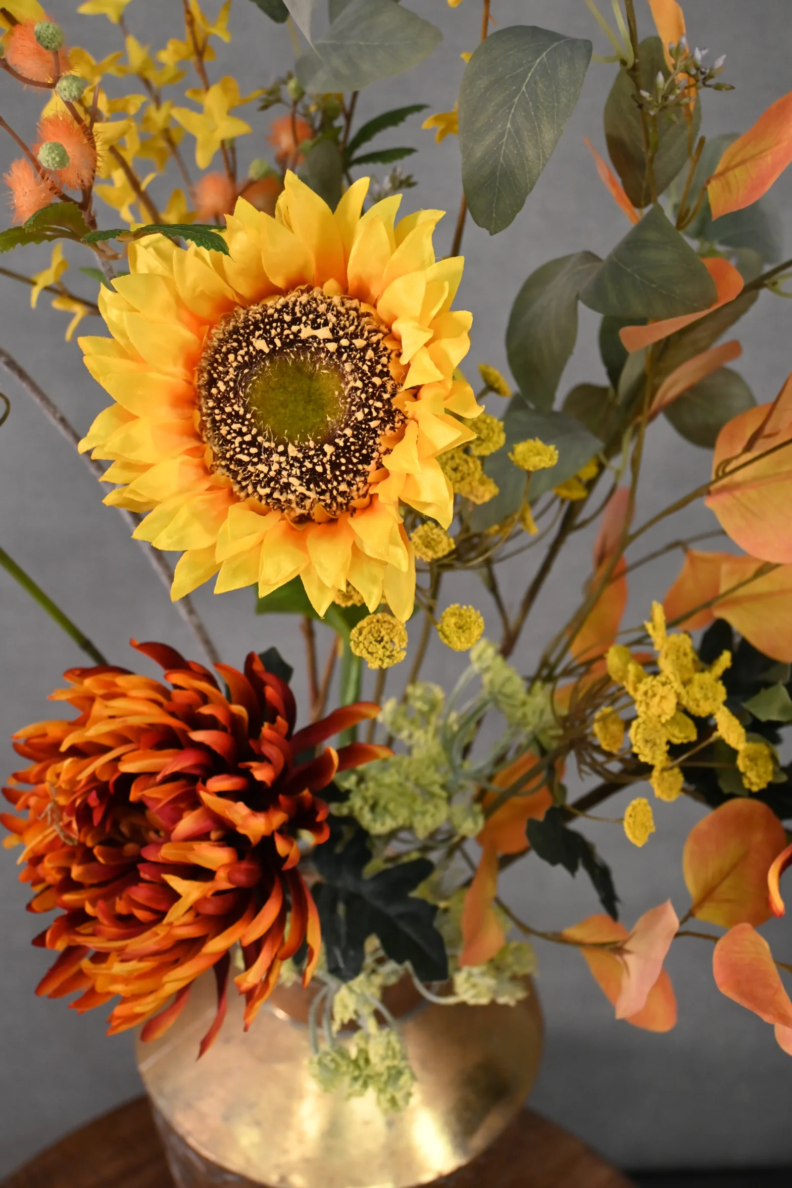 Kunstboeket Gouden Gloed 80 cm (3)