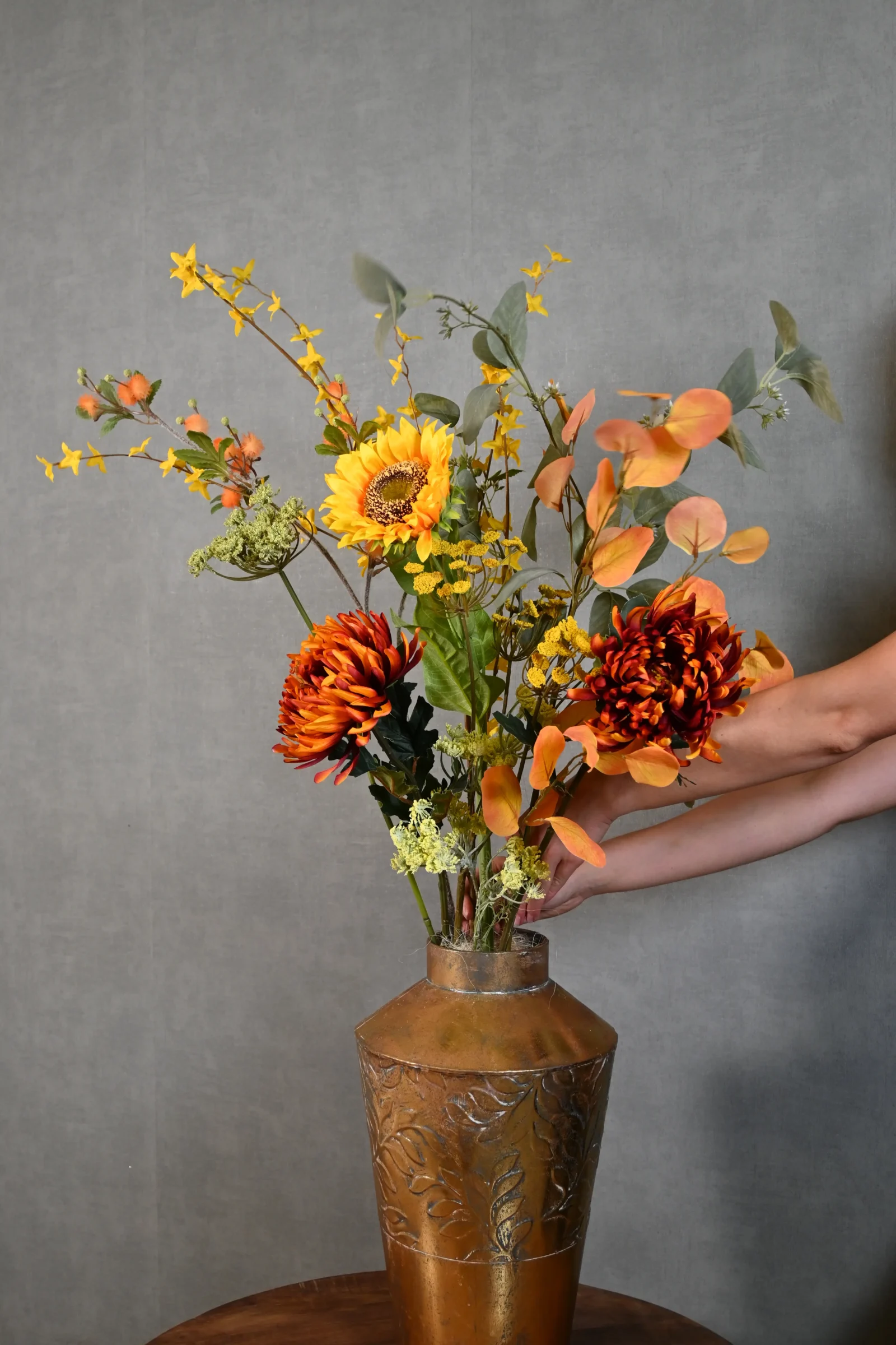 Kunstboeket Gouden Gloed 80 cm (5)