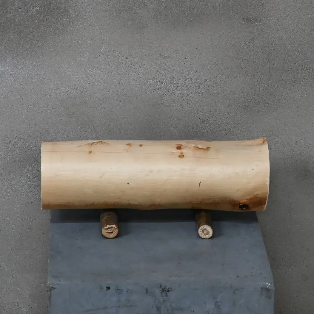 Ontschorste stam Decoratie op pootjes 25 cm Ø8-10