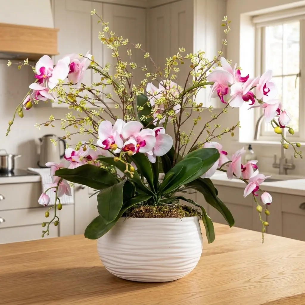 Orchidee bloemstuk Emilia