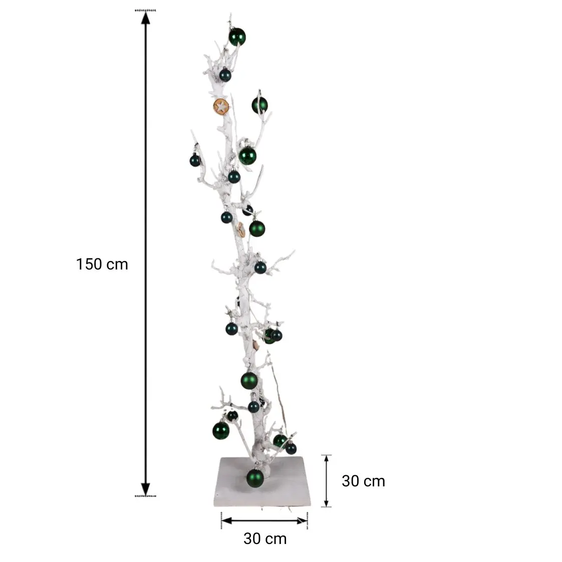 Peren kerstboom Wit 150 x 30 x 30 cm