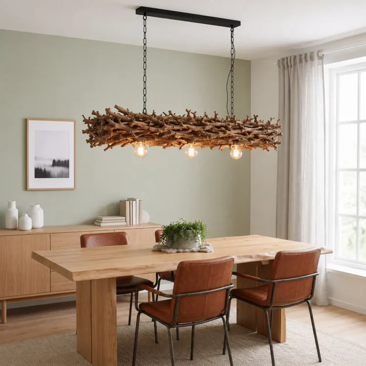 Perentakken hanglamp 3 lichtpunten