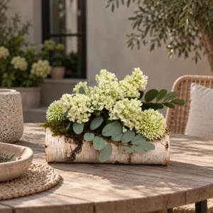 Künstliches Blumenarrangement Esmee | Weiß | 25 cm