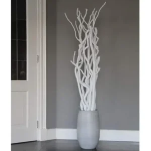 Set Robuuste Kronkelwilgtakken zonder pot Wit 160cm (1)