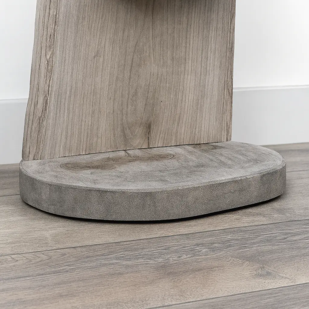 Staand Boomstamrek Javi Grey 25x15x100 (2) - kopie