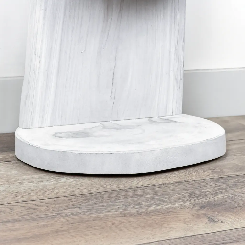 Staand Boomstamrek Svea White Wash 25x15x100 (6)